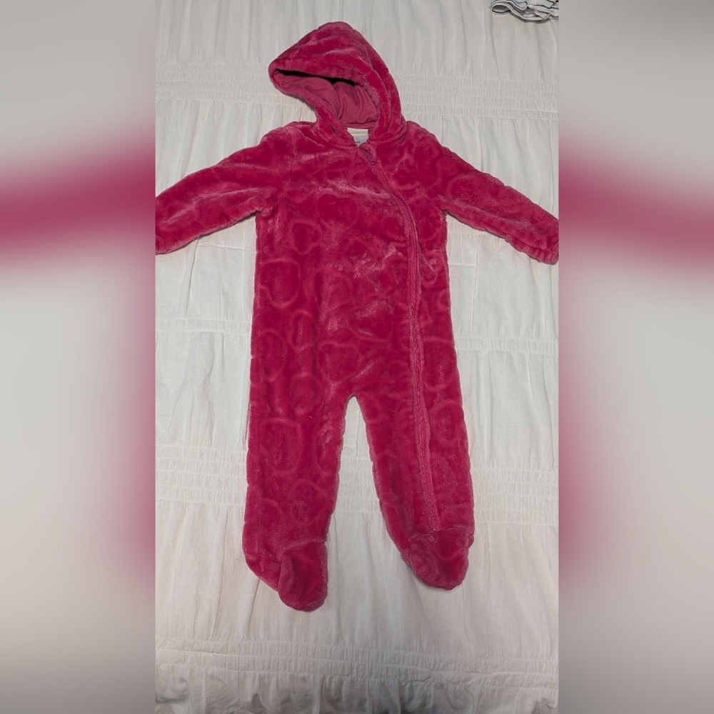 Pink Snow Suit